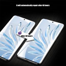 4Pcs Screen Protectors For Honour 90 Lite 80 70 60 50 100 Pro Hydrogel Film For Honour Magic 6 5 Lite Pro X8A X9A X7A X9B X8B Film