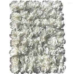 Decorative Flowers 40x60CM Artificial Flower Wall Background Decoration Dahlia Embroidery Cabinet Window Row