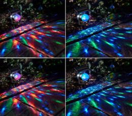 2019 New Solar Garden Party Lights Landscape Path Yard Rotating Projector Projection Lamp Christmas Family Party Ambient Light Sol4614657