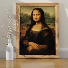 MaxRenard 10*15cm 150 Pieces for Adults Jigsaw Puzzles Da Vinci Mona Lisa Paper Assembling Painting Art Puzzles Toys for Gifts