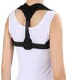 Adjustable Back Posture Corrector Clavicle Correction Belt Shoulder Brace U4817242