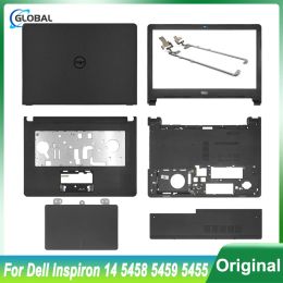 Cases NEW Laptop Case for Dell Inspiron 14 5000 5458 5459 5455 LCD Back Cover Front Bezel Palmrest Bottom Case Door Housing No Touch