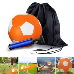 Curve Soccer Ball Curve and Swerve Soccer Ball Funny Curving Kick Ball High Visibility Trick Shot Ball for Outdoor Indoor Game