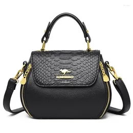 Shoulder Bags Crocodile Leather Designer Handbag For Female 2024 Casual Crossbody Women Shopper Bag Ladies Messenger Sac