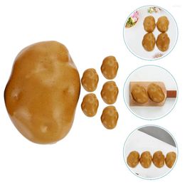 Decorative Flowers Simulation Potatoes Artificial Ornaments Props Fake Vegetable Models Adornments Modelling Rustic Decorations Home