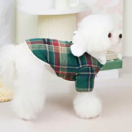 Dog Apparel Anti-fall Stylish Cotton Texture Pet Shirt Bright Colour Coat Comfortable For Winter