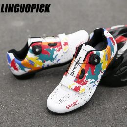 2023 cycling shoes mtb bike sneakers cleat Non-slip Men's Mountain biking shoes Bicycle shoes spd road footwear speed mansneaker