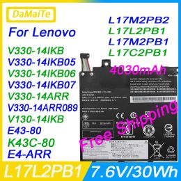 Batteries L17M2PB1 Laptop Battery Replacement for Lenovo V33014ARR V33014IKB Series 5B10P54001 5B10W67379 L17L2PB1 L17C2PB1 L17C2PB2
