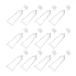 Storage Bottles 12 Pcs Lotion Flip Top Bottle Travel Sub-bottle Squeeze Toiletries Container Empty Shampoo