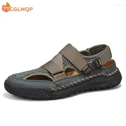 Sandals Men's High Quality Men Breathable Summer Shoes Classic Soft Sneakers Fashion Beach Big Size