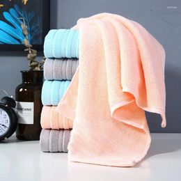 Towel Face Bath Absorbent Thickened Towels Embroidered Geometry Washcloth Men Women Daily Bathroom Accessories 34x74CM