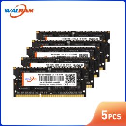 RAMs 5pcsWALRAM DDR3L RAM 4GB 8GB PC3L10600 12800 Notebook Memory Memoria ram DDR3L 1333MHz 1600MHz Laptop Memory for Intel AMD 1.35v