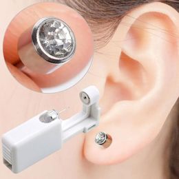 Disposable Sterile Ear Piercing Unit Cartilage Tragus Helix Self Piercing Gun NO PAIN Piercer Tool Kit Machine With Earrings