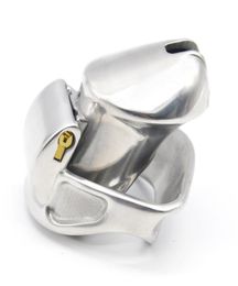 Super Small Short Penis Cock Cage Ring Stainless Steel Male Chastity Device Cage With 2 different Locks XCXA3373536978