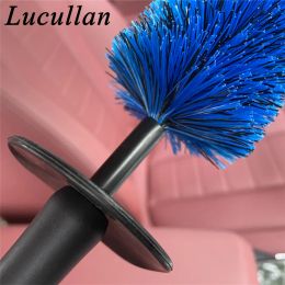 Lucullan Blue Detailing Brushes Ultra Soft Hair Rim Tyre Brake Dust Cleaner Easily Reaches Nook and Crannies