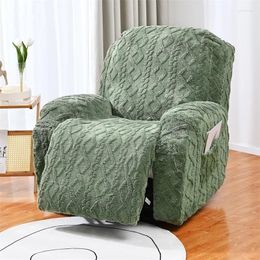 Chair Covers Winter Thicken Recliner Sofa Mat Soft Velvet Plush Armchair Non-Slip Lazy Boy Reclining Slipcovers For Living Room