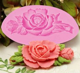 3D Rose Flower mould Cake Silicone Mold Fondant Decorating Chocolate Candy Molds Resin Clay Soap Kitchen Baking Cake Tools6234134