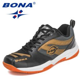 Boots Bona 2022 New Designers Sports Shoes Comfortable Jogging Shoes Men Tennis Shoes Casual Sneaker Athletic Walking Shoes Mansculino