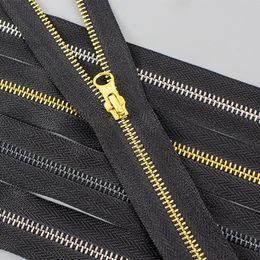 15/20/30/40cm #5 Black Zipper Closed-end DIY Sewing Stitching Down Jacket Coat Jeans Garment Pocket Bag Repair Accessory