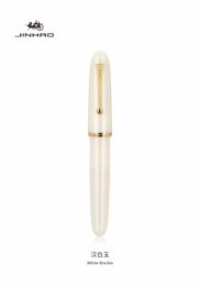 Heartbeat Nib! Jinhao 9019 Fountain Pen #8 Ivory Big Size Resin Office Writing Pen with Large Converter Writing Gift