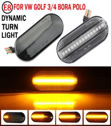 Led Dynamic Side Marker Turn Signal Light Sequential Blinker Light For VW Golf 3 4 MK3 MK4 Passat 3BG Polo 6N Bora Vento3165980