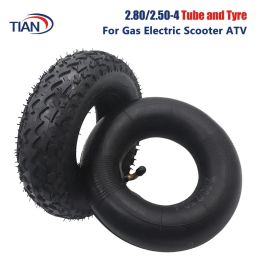 9 Inch Off-road Tyre 2.80/2.50-4 Outer Tyre Inner Tube Fits Gas /Electric Scooter ATV Elderly Mobility Scooter Wheelchair 2.50-4