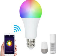 Smart LED Bulbs WiFi LED Bulb Light 9W RGB Magic Light Bulbs Lights Compatible With Alexa Google Smart Home7472561