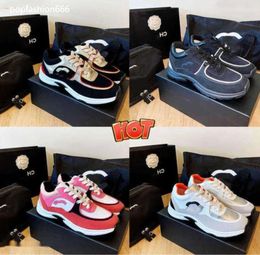 Channel Shoes Designer Luxury Womens Casual Outdoor Running Shoes Reflective Sneakers Vintage Suede Leather And Men Trainers Fashion Derma Mainstream Shoes 46778