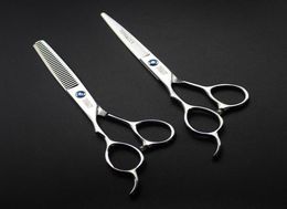 TONIGUY left hand 6CR stainless steel 55 inch 60 inch hair cutting thinning scissors 62HRC hardness scissors9403095