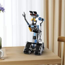 MOC idea Robot Model Johnnyed 5 Building block set Movie Astros-Robot Shorted-Circuit Military Emotional Brick Toy Birthday Gift