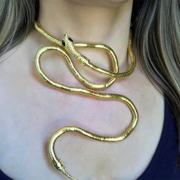 Snake Bracelet Womenbangle Accessory Punk Jewelry Aesthetic Minimalist Cuff Choker Necklace Wrap Egyptian Costume Arm