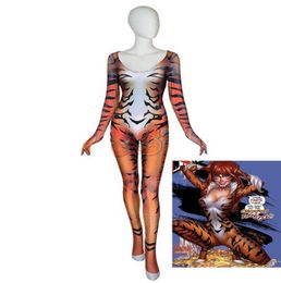 Red Black Cat Cosplay Party Suit Comics Costume 3D Print Spandex Halloween Zentai Bodysuit For Woman3544520