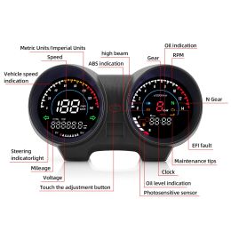 Motorcycle Speedometer Digital Dashboard LED Electronics Motorcycle RPM Metre for Brazil TITAN 150 Honda CG150 Fan150 2010 2012