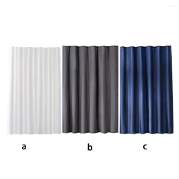 Shower Curtains Thicken Solid Colour Curtain Waterproof Polyester Fabric Bathroom Liners With Hooks White