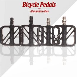 BUCKLOS R36 Bicycle Pedals Sealed DU Bearing Flat Pedals for BMX Road Bike Cycling Pedal with Non-slip Nails Bike Accessories