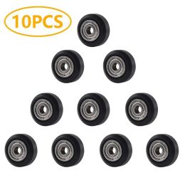 10Pcs 625ZZ Linear Bearing 3D Printer POM Wheel Plastic Pulley Linear Bearing for Creality Ender 3/3 Pro V2 CR-10 CR-10S