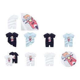 Rompers 2022 Kids Romper Summer Boys And Girls Fashion Newborn Baby Climbing Clothes Brands Girl Infant Drop Deliv Babydhshop Deliver Otsax
