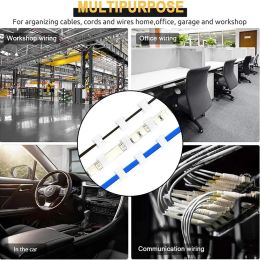 40/20/10 Self-Adhesive Mounting LED Light Strip Clips Cable Management Wire Organizer Cord Hook Light Fixture Brackets Holder