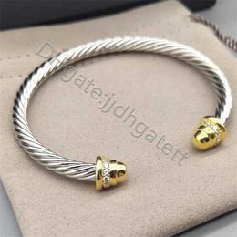 Cable Bracelets Bangle Letter Cuff X Intersect Series Unusual Women Bangles Bracelet Cross for Women Retro Ethnic Punk Jewelry Luxury Brand Jewellery W74Q