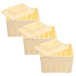 Mugs 3 Sets Tofu Presses Cheese Tool Maker Machine Making DIY Mold Plastic Household