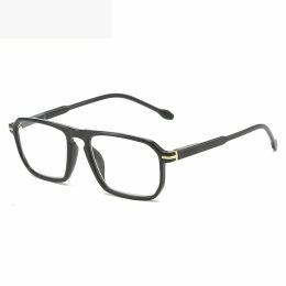 Retro Punk Reading Glasses for Men Women Double Beam Pilot Presbyopia Eyeglasses Computer Eyewear 0 +1.0to+4.0