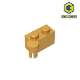 Gobricks GDS-810 HINGE 1X2 UPPER PART compatible with 3830 children's DIY Educational Building Blocks Technical