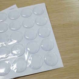 40Pcs Round 3D Crystal Self Epoxy Adhesive Circles Bottle Cap Stickers 25MM Transparent Resin Patch Dots Bottle Cap Crafting DIY