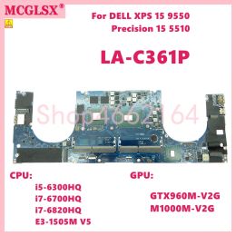 Motherboard LAC361P CPU:i76th Gen/E31505M V5 GPU:M1000MV2G Mainboard For DELL XPS 15 9550 Precision 5510 Laptop Motherboard
