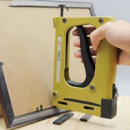Stapler Household Art Manual Photo Picture Crossstitch Frame Stapler Nail Tracker Handheld Framing Tool Nailer Fixing Handtool