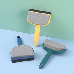 2 In 1 Window Wiper Sponge Multifunctional Cleaning Brush Cleaner Squeegee Mirror Bathroom Wall Cleaning Brush Tools For Home