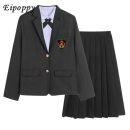 Autumn and Winter Set Korean Style Suit College Style Suit Jacket High School Student Uniform Chorus Costume