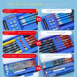 Transformers Stationery Box Multi functional Cute Multi layered Pencil Box Primary Secondary School Students Gift Children's Bag