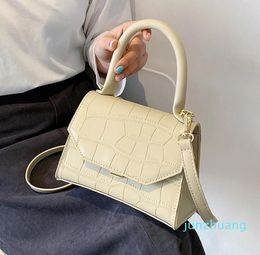 2024 Luxury Stone Pattern PU Leather Crossbody For Women Lady Shoulder Handbags Female Travel Totes