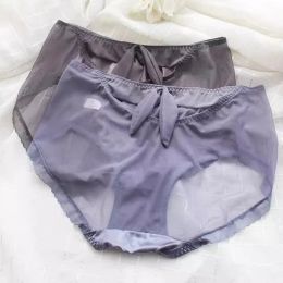 3PCS/Lot Women Underwears Plus Size 5XL Thin Transparent Mesh Bow Intimates Sexy Panties Sets Lady's Underpants